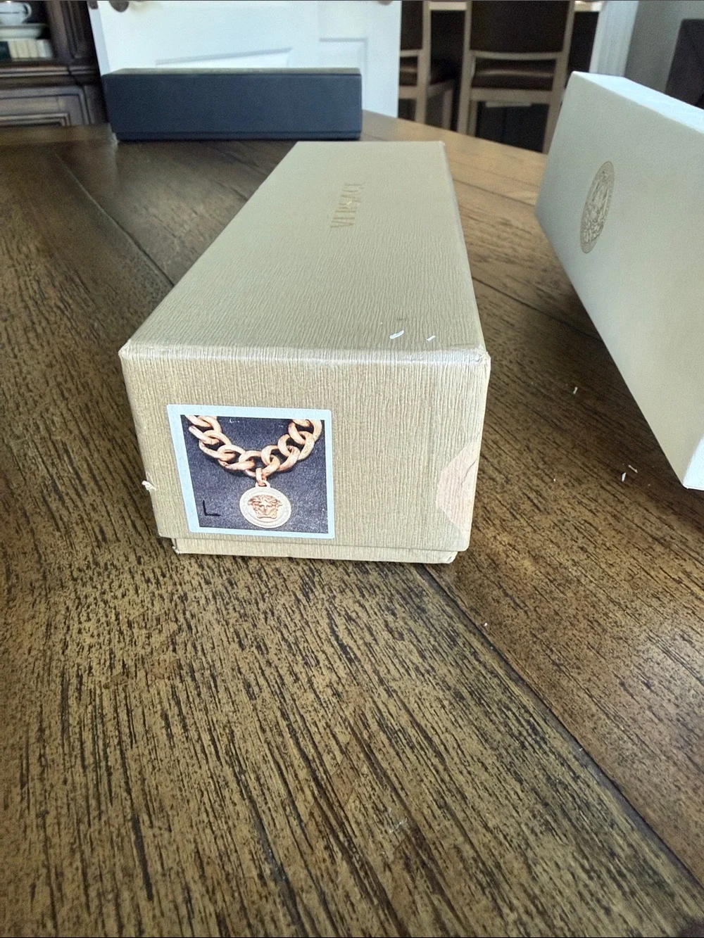 Versace Gold-Tone Medusa Charm Link Bracelet